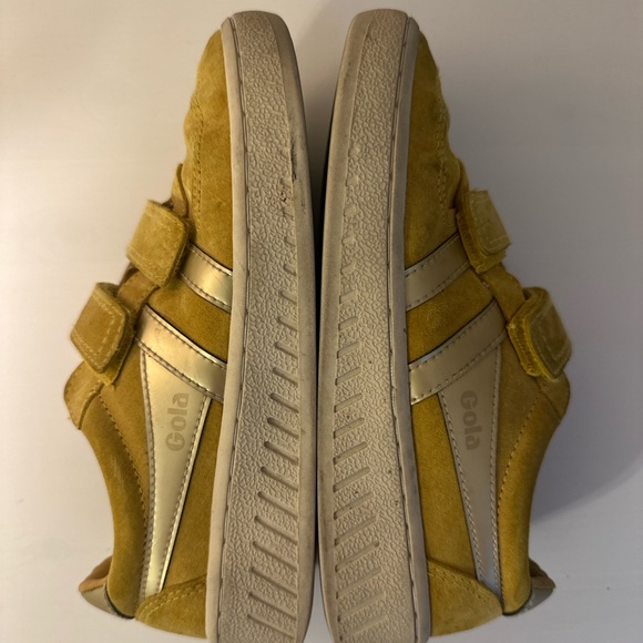 Girls Gold Gola Shoes - Picture 4 of 10